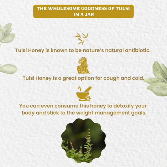 Raw Tulsi Honey 350g