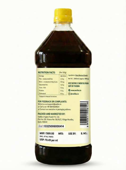 Black Mustard Oil 2L