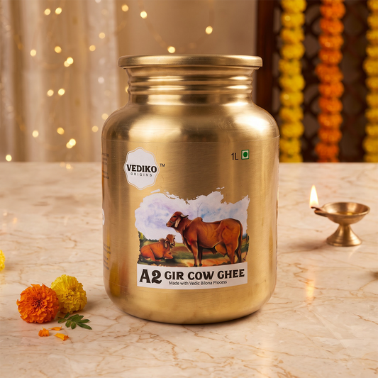 A2 Gir Cow Ghee Steel Jar