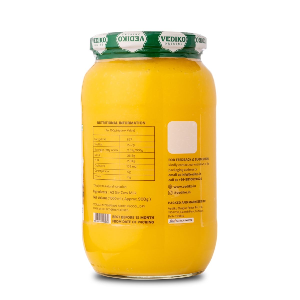 A2 Gir Cow Ghee