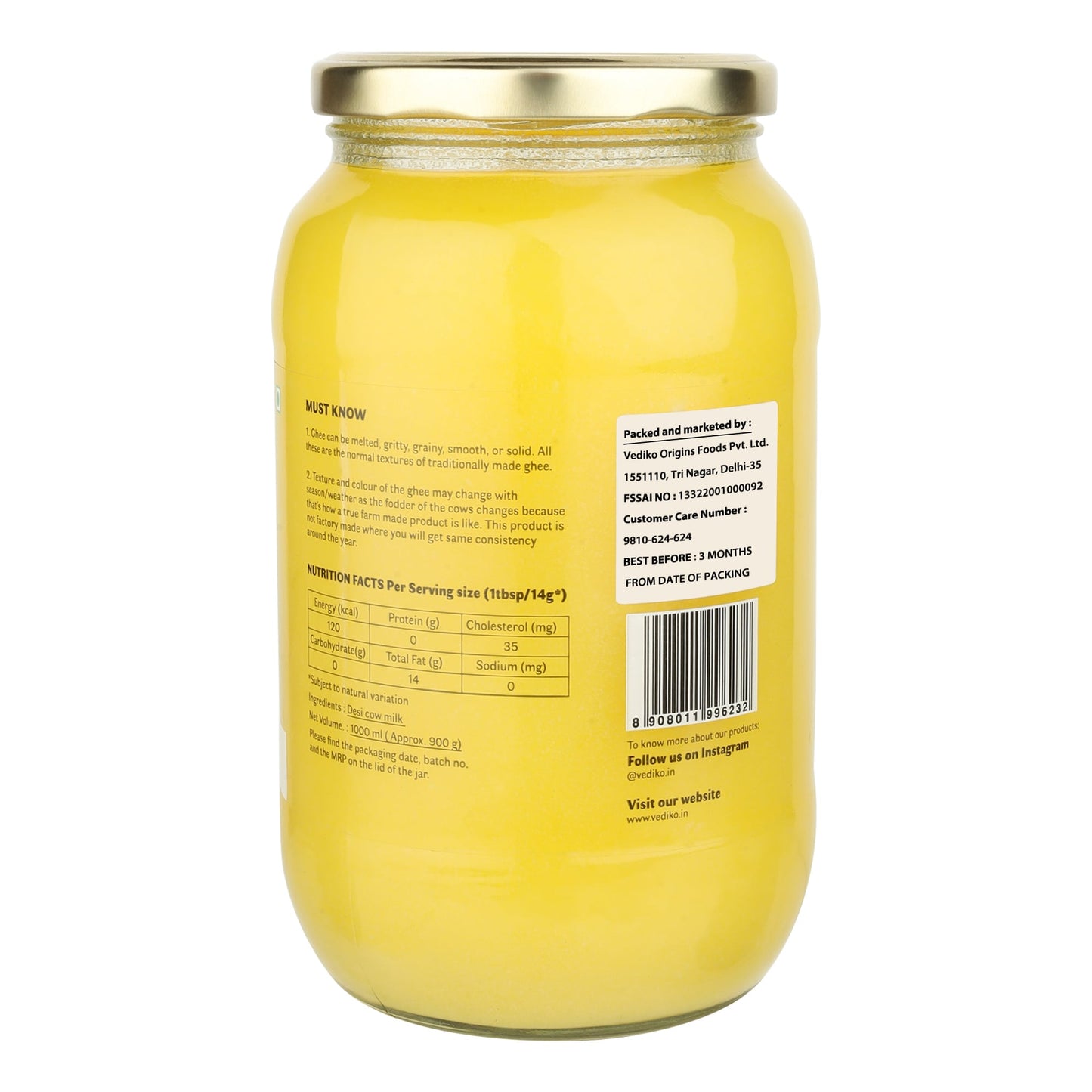 A2 Gir Cow Ghee